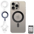 thumbnail image 3 of Cellet Universal Magnetic Adapter Ring for MagSafe Compatibility, 3-Pack with Easy Alignment Kit (Black, White, Blue), 3 of 7