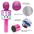 thumbnail image 3 of Professional BT Wireless Microphone Karaoke Speaker KTV Music Player Singing Recorder Handheld Microphone silver,plug and play, 3 of 5