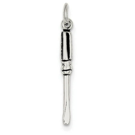 Finejewelers Sterling Silver Antiqued Screwdriver Charm