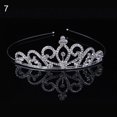 thumbnail image 2 of Jiaroswwei Lovely Crown Rhinestone Kids Girl Princess Tiara Headband Dancing Party Headwear, 2 of 8