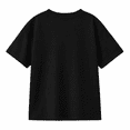 thumbnail image 4 of Kids' Thanksgiving Pizza Turkey Graphic T-Shirt, Cute Fall Short Sleeve Shirt, 4 of 7