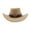 01_Beige, variant on Men's Western Cowboy Style Jazz Bowler Hat for Performances and Themed Events Mens Cowboy Hat 01_Beige,M