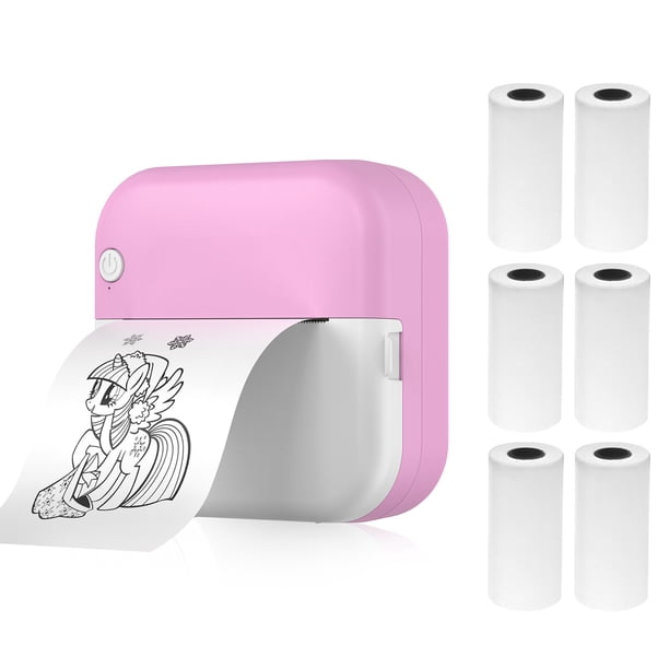 Mini impresora térmica multifunción, portátil, fabricante de pegatinas, foto instantánea, sin tinta