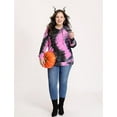 thumbnail image 4 of CASSIE LIZ Fall Hoodies For Womens Plus Size Long Sleeve Tie Dye Oversized Sweatshirts Casual Loose Hoodies Drawstring Pullover Winter Tops (XL-5XL), 4 of 7