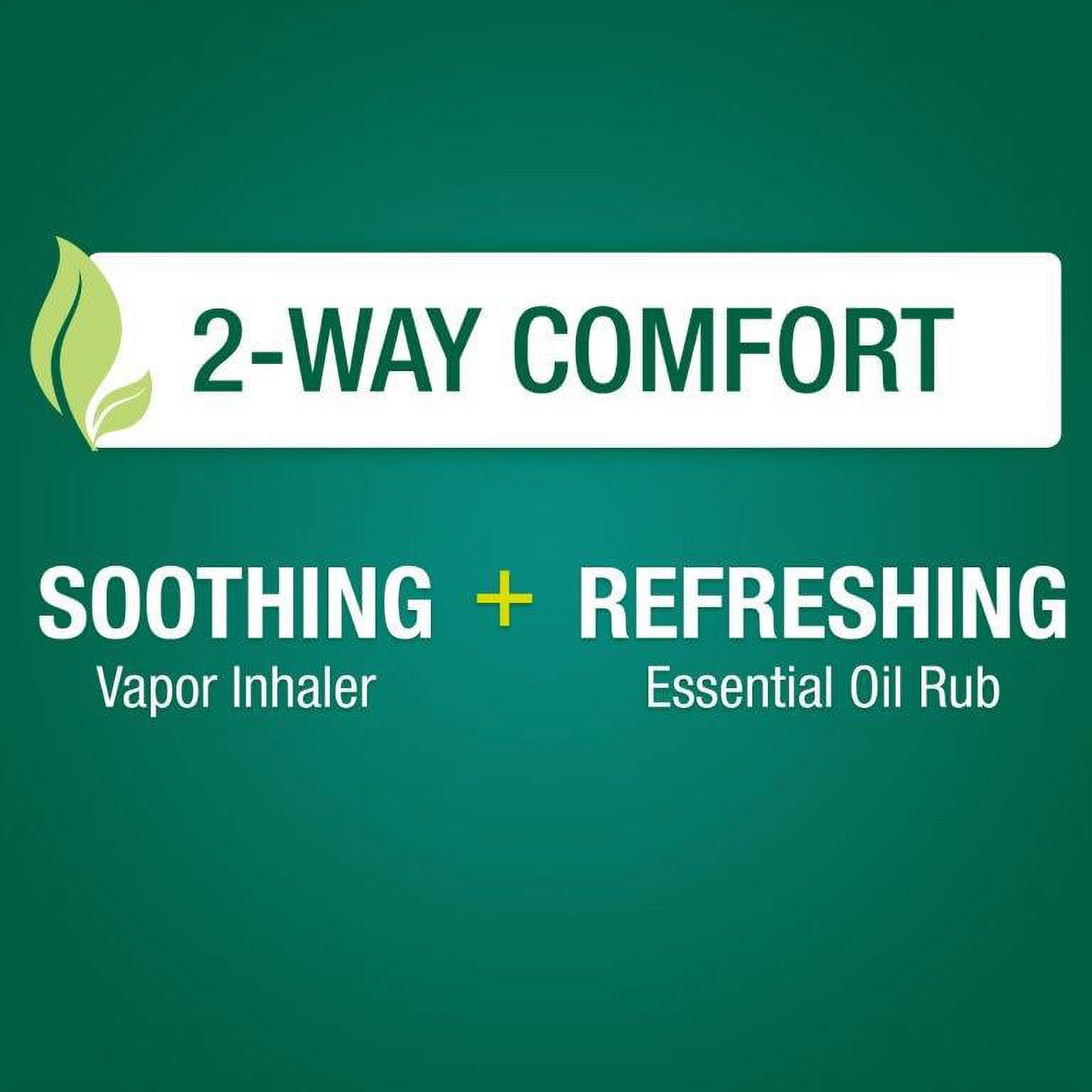 (6 pack) Mentholatum VaporDuo 2-in-1 Vapor Inhaler & Essential Oil Rub Aromatherapy