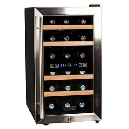 Pewter Wine Cooler - Koldfront TWR187E Stainless Steel 14