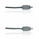 thumbnail image 2 of 12 pies. Cable de altavoz con tapones RCA (negro) RadioShack No, 2 of 3