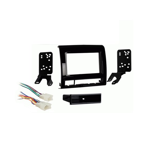 Toyota Tacoma 12-15 Single DIN Car Stereo Harness Radio Dash Kit - Matte Black