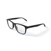 Phat Farm Men's HV721 Square Prescription Eyeglasses with Case, Blue Gradient