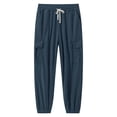 thumbnail image 6 of WAVSUF Men's Athletic Cargo Pants, Straight Leg Multi Pockets Loose Fit Fall Sports Comfort Pants Size S-3XL, 6 of 8