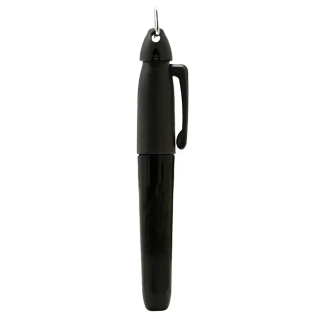 Golf Ball Liner Marker Pen Oily Ink Waterproof With Hang-Hook Drawing Alignment Marks Outdoor Sports Tools Professional Portable Black 2