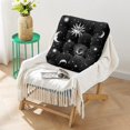 thumbnail image 2 of Astral Solar Meditation Cushion - Dark Aesthetic Floor Pillow for Adults, Supportive PP Cotton Filling, Multipurpose for Yoga & Lounging, 2 of 7
