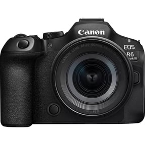Restored Canon EOS R6 Mark III Mirrorless Camera with RF 24-105mm f/4-7.1 IS STM Lens, 32.5MP Full-Frame Sensor, 7K RAW Video, 4K 120p, Wi-Fi, Bluetooth, International, Black