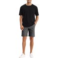 thumbnail image 2 of Pantalones cortos de lunares INSPIRE CHIC para regalo del Día del Padre para hombres, pantalones cortos de golf impresos de verano por encima de la rodilla 28 negro, 2 of 6