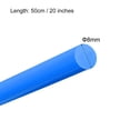 thumbnail image 2 of Varilla Redonda de Plástico 5/16" Diámetro 20" Longitud Azul (POM) Varillas de Polioximetileno Plástico de Ingeniería Barra Redonda (8mm), 2 of 5