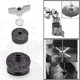 thumbnail image 4 of 23 unids/set almohadilla de fieltro de platillo antiarañazos mejorar el sonido soporte de platillo compacto fieltros arandelas de tambor juego de fundas accesorios de repuesto gris, 4 of 5