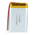 thumbnail image 1 of YDL 3.7V 2000mAh Battery 654065 Lithium Polymer Ion Rechargeable Li-ion Li-Po Battery with 2P PH 2.0mm Pitch Connector, 1 of 5