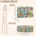 thumbnail image 4 of FORMRS Women Crossbody Purse with Chain Strap Vegan Leather Shoulder Handbag, Various Tomatoes, 4 of 7
