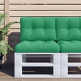 thumbnail image 1 of vidaXL Coussin de Palette Vert 60x40x12 cm Tissu, 1 of 5