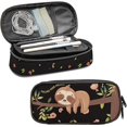 thumbnail image 1 of wonima02 Sloth Pencil Case for Girls – Cute Animal Zipper Pen Pouch, Multi-Compartment School Supplies Organizer for Kids, Fun Stationery Box for Elementary Students, 1 of 1