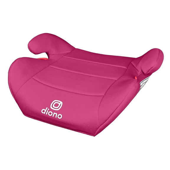 Diono Solana Lite Backless Booster Car Seat for Kids, Lightweight Travel Booster Seat, Machine Washable Cover, Fits Children 40-100 lbs, Pink Cotton Candy