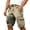 Khaki-3, variant on Independence Day Shorts for Men 2026 Summer Casual Us Flag Print Straight Leg Cargo Shorts with Pockets