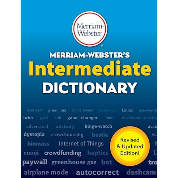 Pre-Owned Merriam-Webster's Intermediate Dictionary: For Students Grades 6-8, Ages 11-14. Revised and updated Paperback
