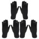 thumbnail image 1 of 3 pares de guantes elásticos de spandex, guantes de inspección de joyas, guantes de etiqueta, guantes de rendimiento transpirables (negro), 1 of 5