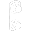 Genuine OE Mercedes-Benz Step Bumper Nut Plate - 906-310-04-59