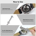 thumbnail image 5 of Adjustable Watch Back Remover Tool, Wrench Type Watch Case Back Opener Remover Watchmaker Watch Repair Kit for Battery Replacement and Watch Repair,Square Beak, 5 of 5