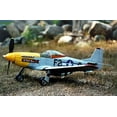 thumbnail image 2 of Guillow's P51 Mustang Kit de modelo cortado con láser, amarillo, pequeño, 2 of 2