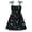 Black, variant on Toddler Girls Hawaiian Dress Sleeveless Dinosaur Prints Dance Party Clothes Sundress For Holiday Beach Army Green Dress For Girls 1-5 Years