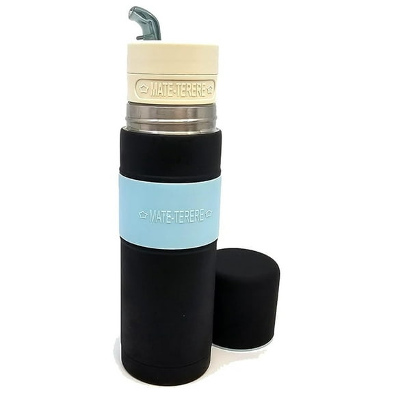 Mate Drinking Set - 23.6oz Stainless Steel Infusion Bottle with Bombilla & Brush