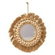 thumbnail image 4 of Espejo colgante redondo de macramé con flecos, decoración de pared bohemia, multiusos, decorativo Estilo C, 4 of 9