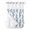 Blue White, variant on No Hook Shower Curtain with Snap-in Liner, Green Botanical Waterproof Fabric Bathroom Curtains, Pastoral Elegant Spring Floral Rustic Bath Curtains & Mesh Top Window Narrow 36"x78"