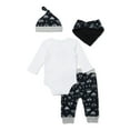 thumbnail image 2 of Miniville Baby Boys Bodysuit, Pants and Hat Outfit Set, 4-Piece, 2 of 3