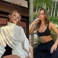thumbnail image 2 of 2024 Diosa Yoga Weekend Escape Jogger Set Waffle Weekend Escape Cuello simulado Manga larga Color sólido Camisa de moda casual, 2 of 5
