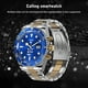 thumbnail image 3 of Reloj Btafrte AW12 1.3 Pulgadas con Pantalla Táctil Azul Dorado, 3 of 6