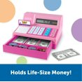 thumbnail image 4 of Learning Resources Feindre et Jouer Cash Register, 73 Pièces, Rose, 4 of 5