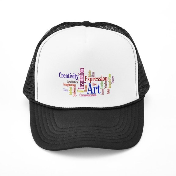 CafePress - Artist Creative Inspiration - Adjustable Unisex Printed Trucker Hat with Mesh Back