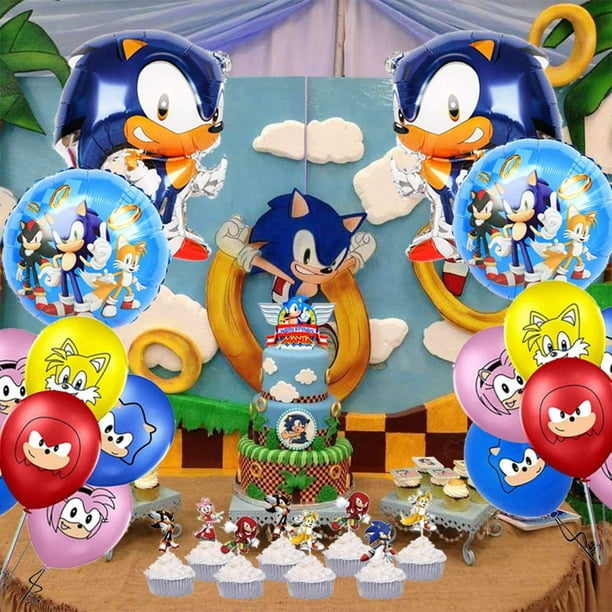 Décoration de gâteau Sonic / Anniversaire Sonic / Fête Sonic