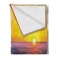 thumbnail image 2 of Idaho Soft Flannel Fleece Throw Blanket, Digitally Generated Landscape Photo of Sunset in Pacific Northwest, Cozy Plush for Indoor and Outdoor Use, 50" x 70", Multicolor, by Ambesonne, 2 of 5