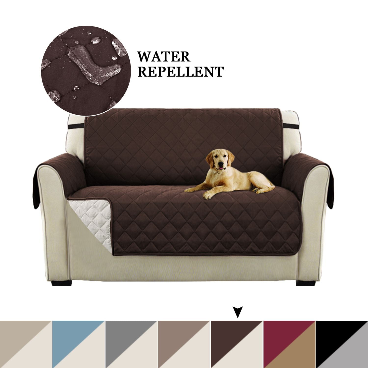 Turquoize Reversible Stay In Place Plush Furniture Sofa Protector Plush Furniture Sofa Protector