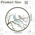 thumbnail image 4 of WSNIJFU Metal Bird Wall Decor Wall Sculpture Art Decorations Bird on Tree Branch Wall Decoration for Living Room Bedroom Dining Room Garden, 4 of 7