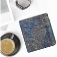thumbnail image 2 of Étui Compatible avec Kobo Libra Color Case - Couverture de Liseuse - Mandalas Dorés Jaune/bleu Foncé, 2 of 4