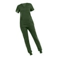 thumbnail image 1 of kusrkot Women's Scrub Set, V Neck, Soft, Durable, XL, 1 of 9