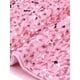 thumbnail image 5 of INSPIRAR CHIC Blusa de terciopelo con lentejuelas para mujeres, cuello redondo, manga corta, ropa de fiesta y club, color rosa M, 5 of 6