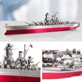thumbnail image 2 of Kit 3D de rompecabezas de metal para maquetas de embarcaciones militares Yamato, 245 unidades, 2 of 8