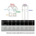 thumbnail image 2 of Unisex Clinic Physician Medical Doctor Nurse reversible Uniform Scrub Top XS-3XL, 2 of 2