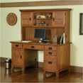 thumbnail image 2 of Bowery Hill Pedestal Desk and Hutch Cottage in Oak, 2 of 3